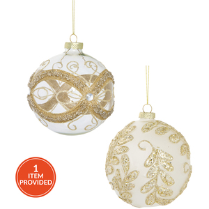 Decorative Gold Embellished Bauble