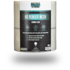 WALTHER STRONG HD RENDER MESH - WHITE 200 mm x 50 m