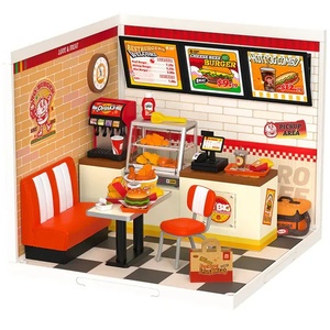 DIY Yum Yum Burgers Miniature House Kit