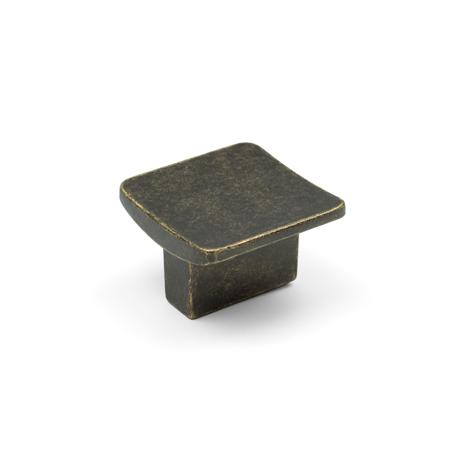Antique Brass Square Knob Pull Kitchen Cupboard Drawer Furniture DIY - Image 2