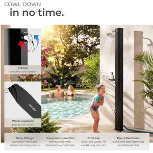 Tectake® Solar Shower Ofanto