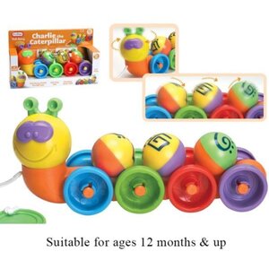 Charlie The Caterpillar Multicolor
