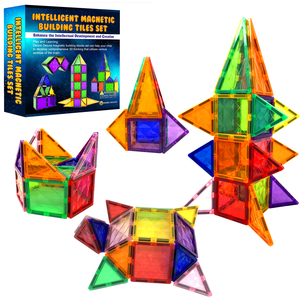 Magnetic Building Blocks Tiles (37pc).