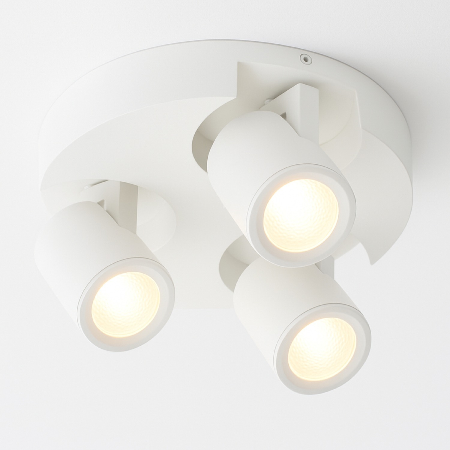 Cgc Lighting Cgc Carla Triple Modern Cylinder Spotlights - White - Image 2