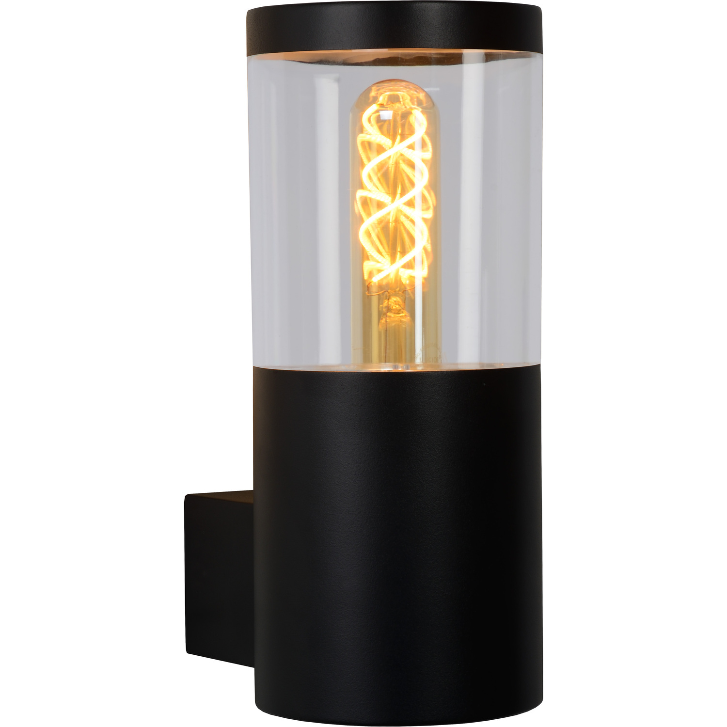 Lucide Lighting Fedor Wall Light Black - Black