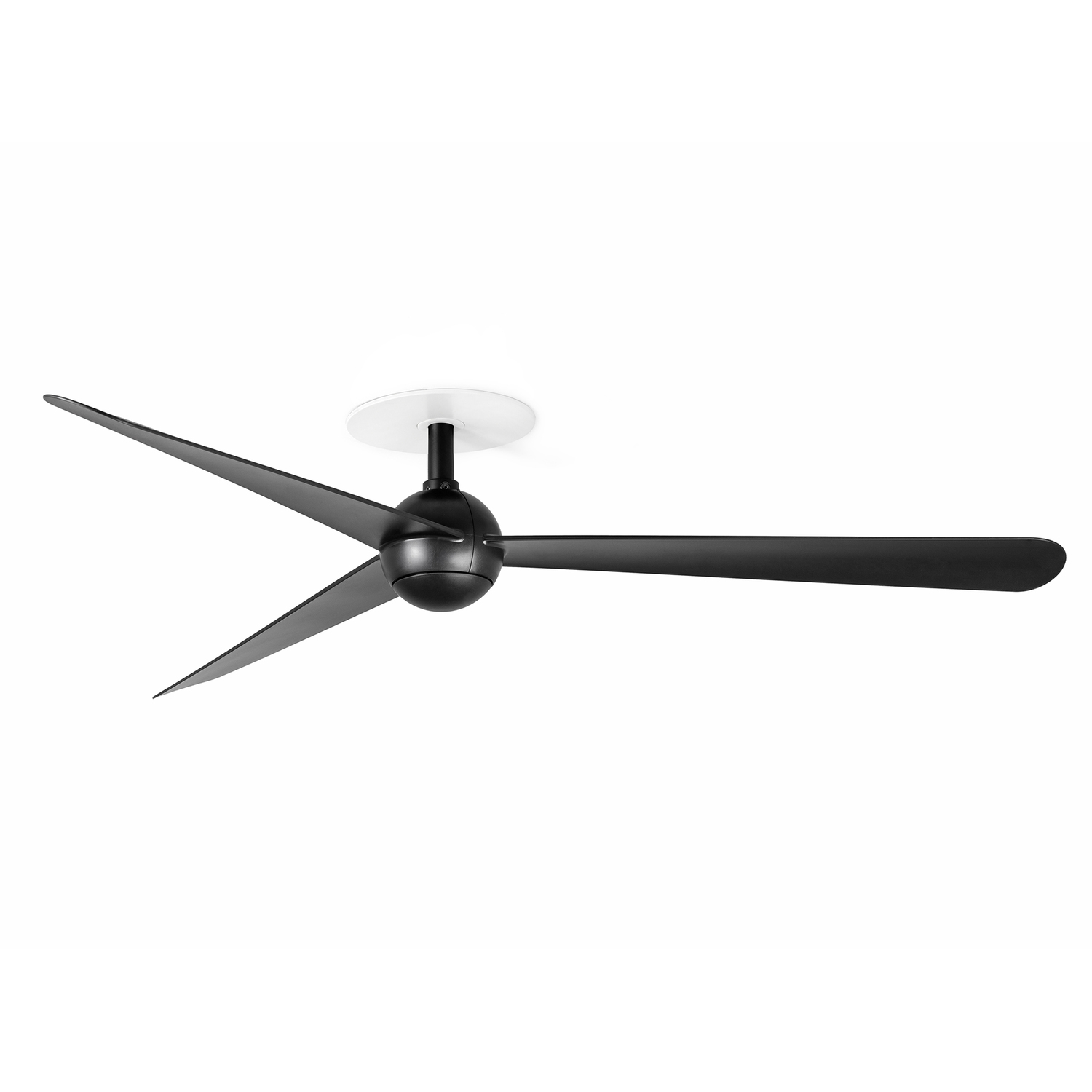 Sfera Recessed 125cm Ceiling Fan Matt Black - Image 2