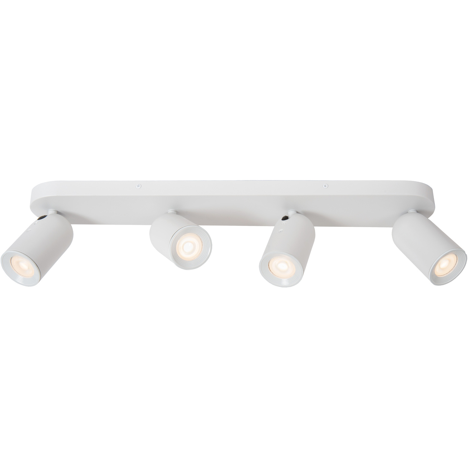 Lucide Unisex White 'Punch' Dimmable Tiltable Adjustable Classic Ceiling Spotlight 4Xgu10 In Size 10 - Image 4
