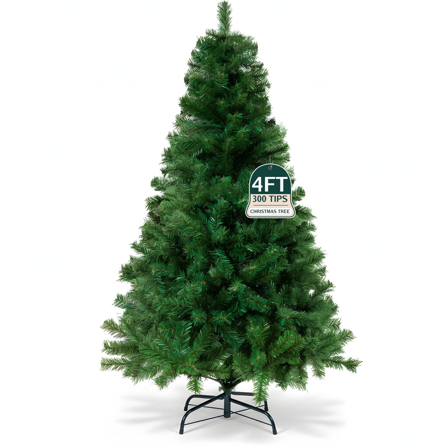 Pelle & Sol 6Ft Artificial Christmas Tree With 550 Tips - Green / 4Ft