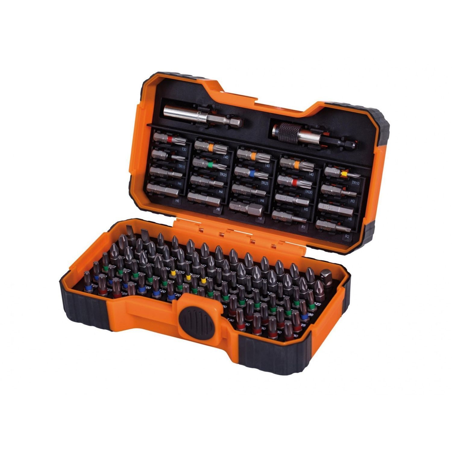 Bahco 59/S100bc Colour Coded Bit Set, 100 Piece A - Multi Colour