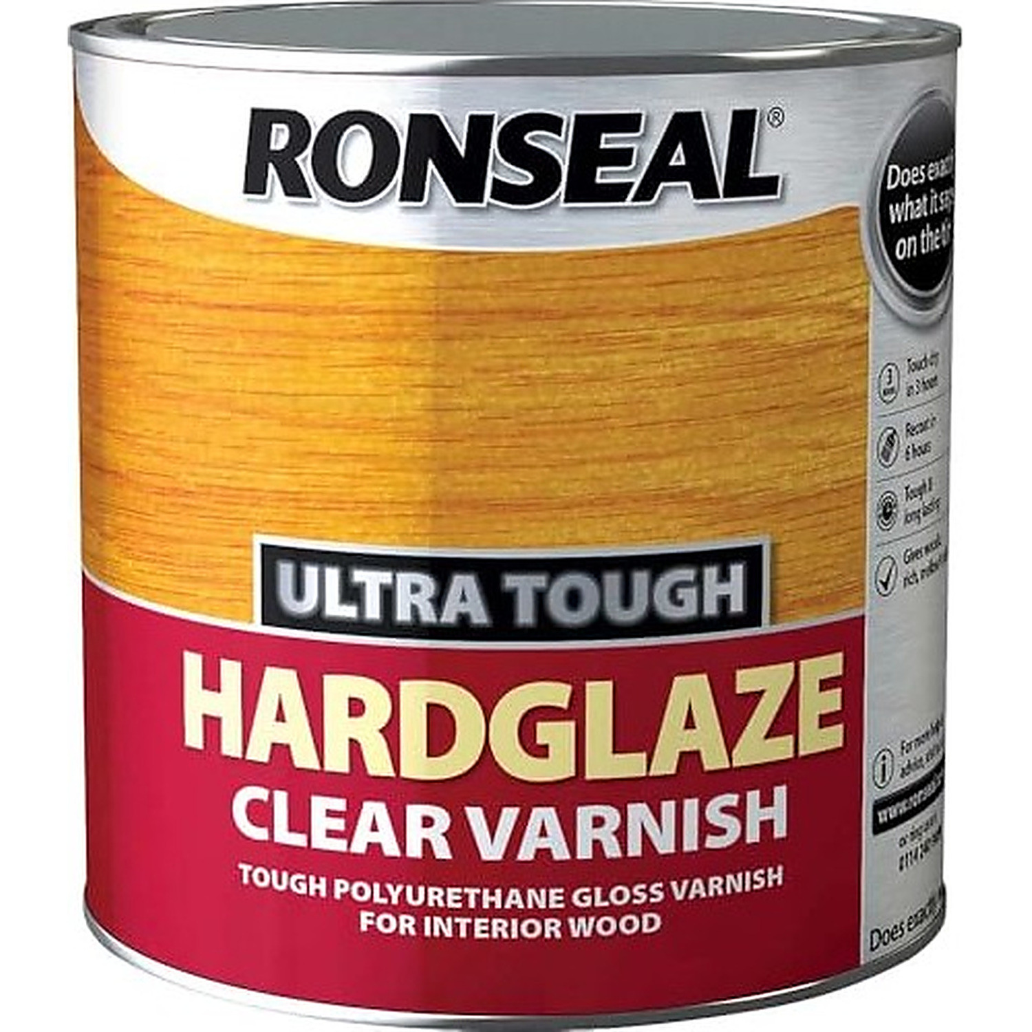 Ronseal Utvhg750 750Ml Ultra Tough Hardglaze Internal Clear Gloss Varnish - Image 12