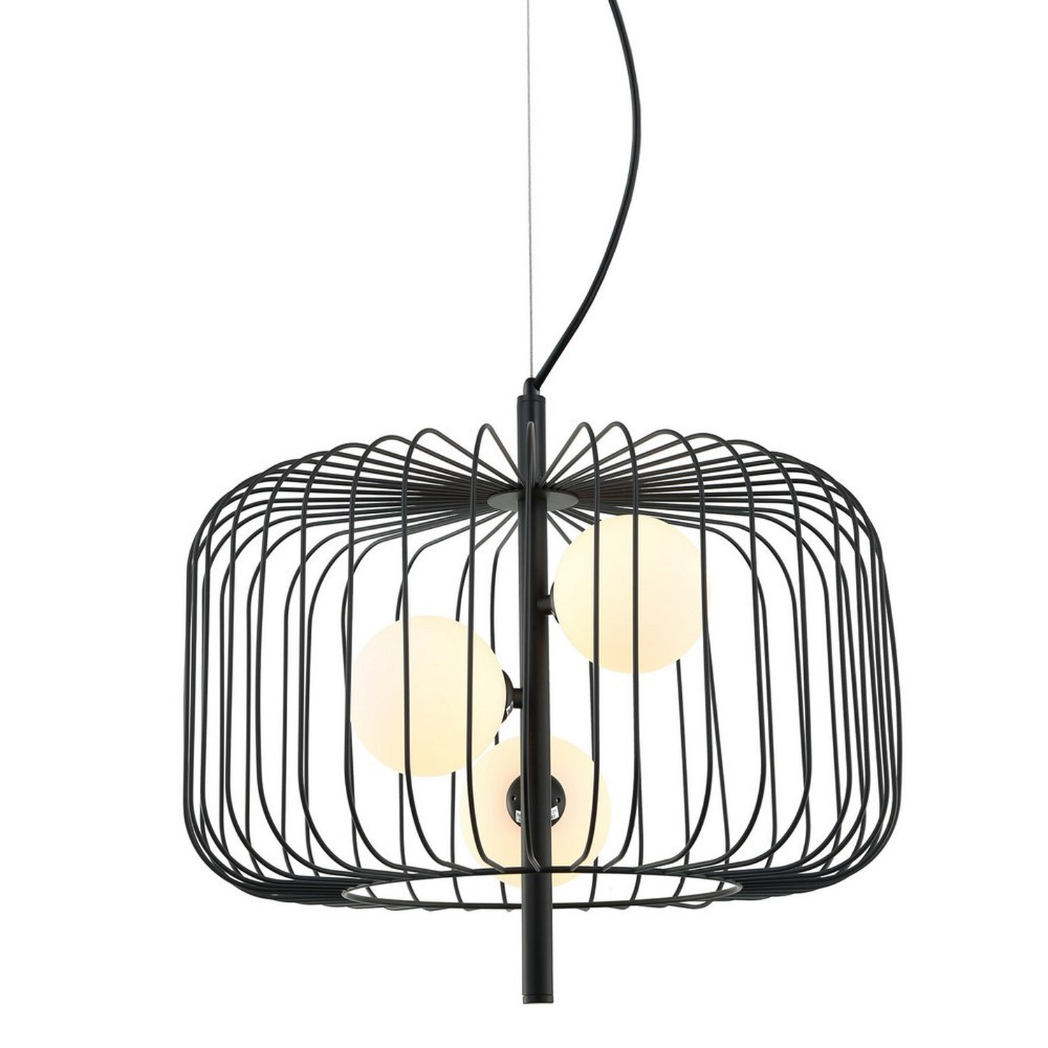 Italux Lighting Modern Pendant Light Black K - Black