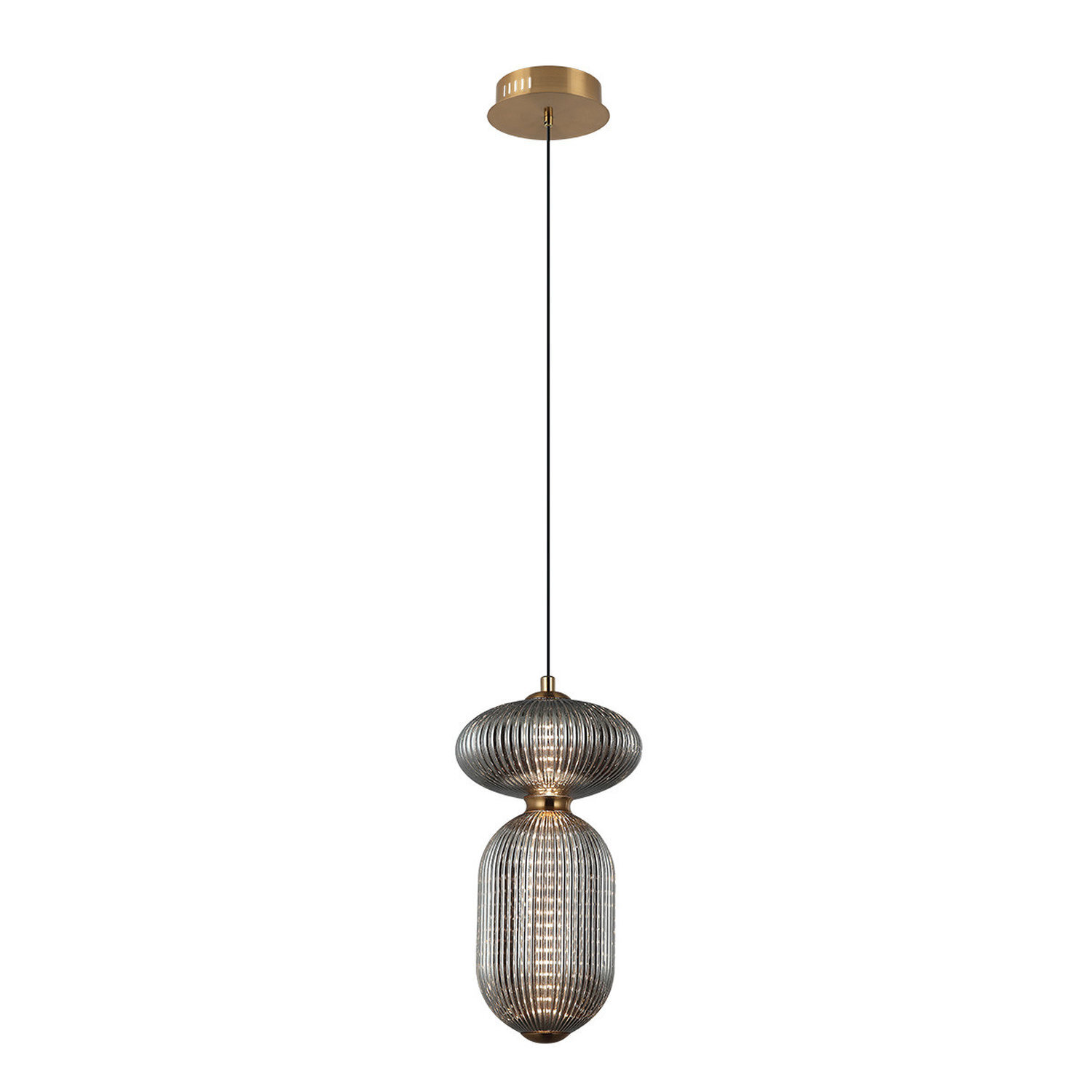 Italux Lighting Nico Pendant Light Brass A - Brass