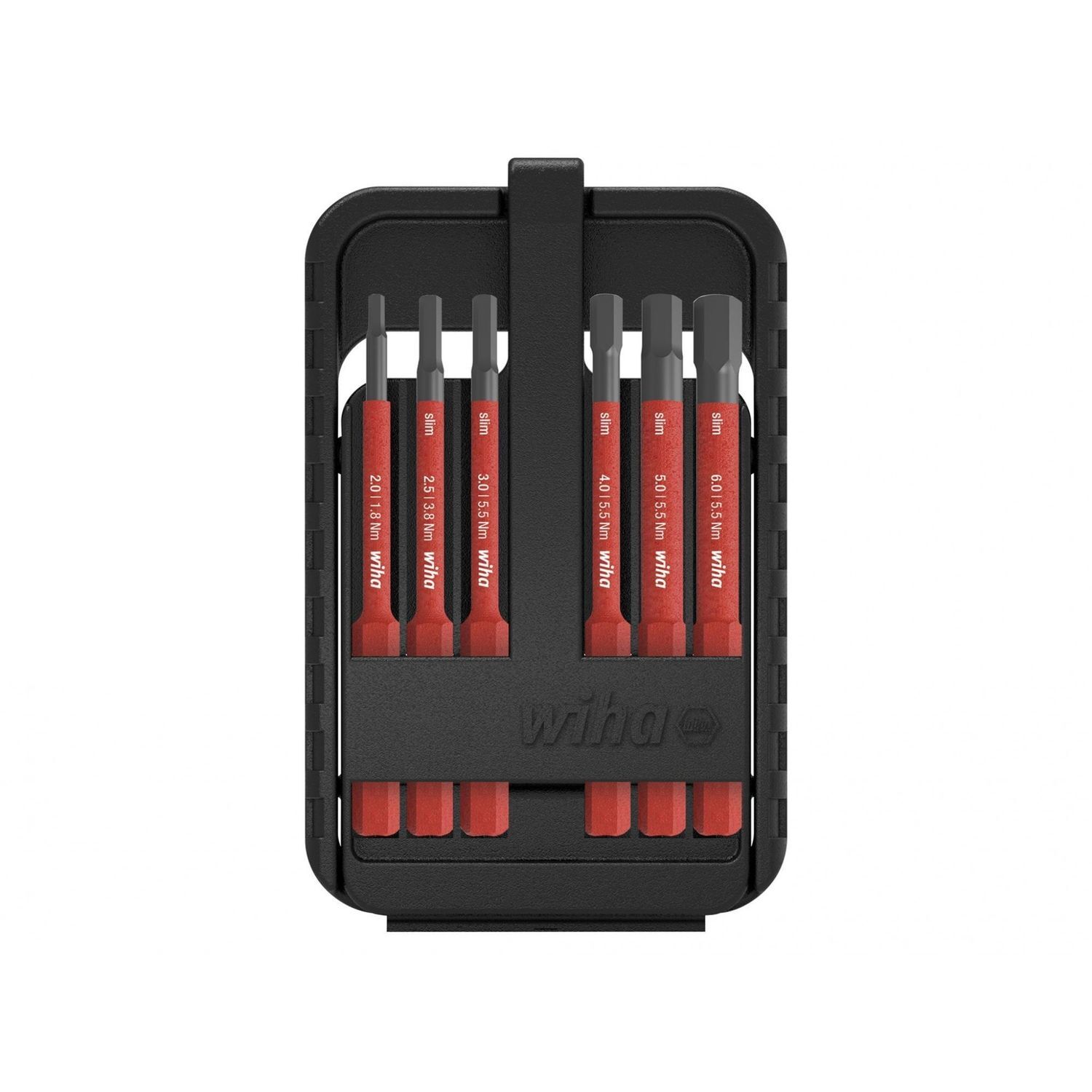 Wiha Slimbit Electric Hex Bit Set, 7 Piece