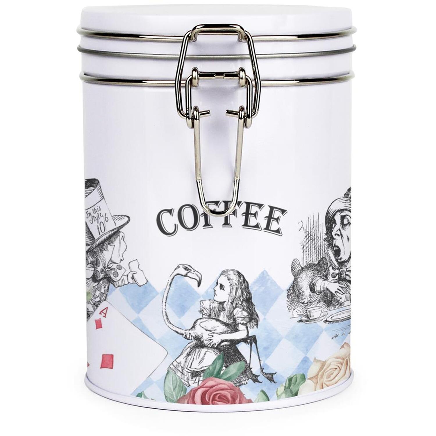 B&Q - Alice In Wonderland Clip-Lid Kitchen Storage CanisterCoffee - Image 2