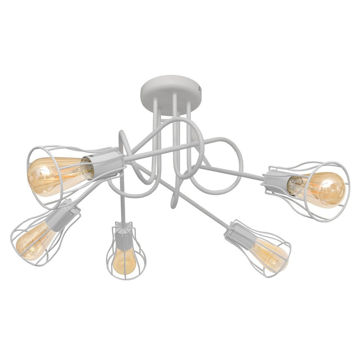Helam Lighting Oxford Ceiling Light White