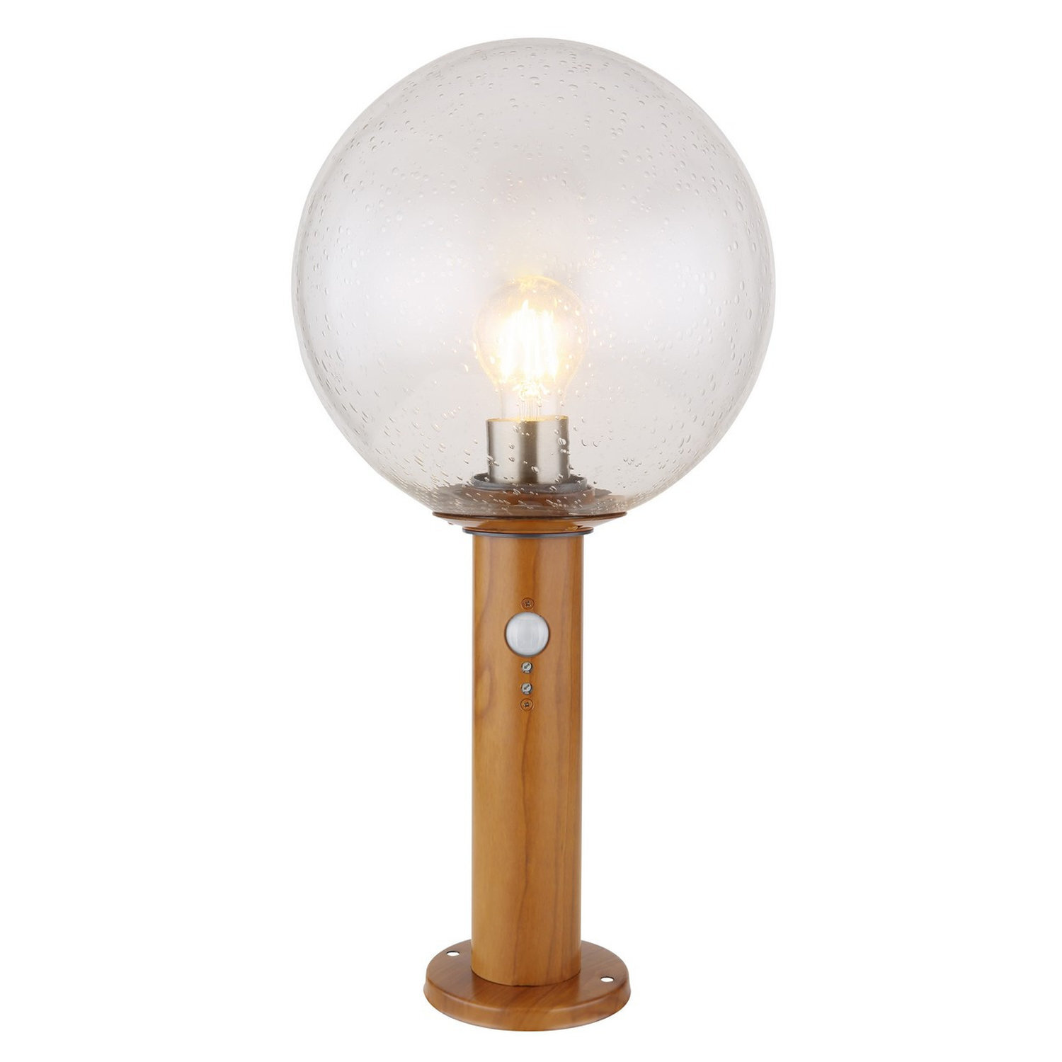 Globo Lighting Ossy Pedestal Light Wood