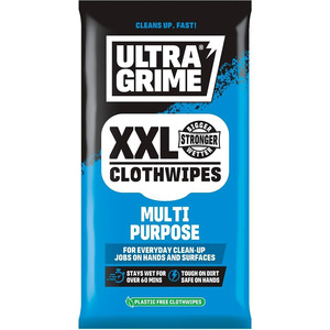 UltraGrime Clothwipes Multi Purpose 20pk Cleaning XXL
