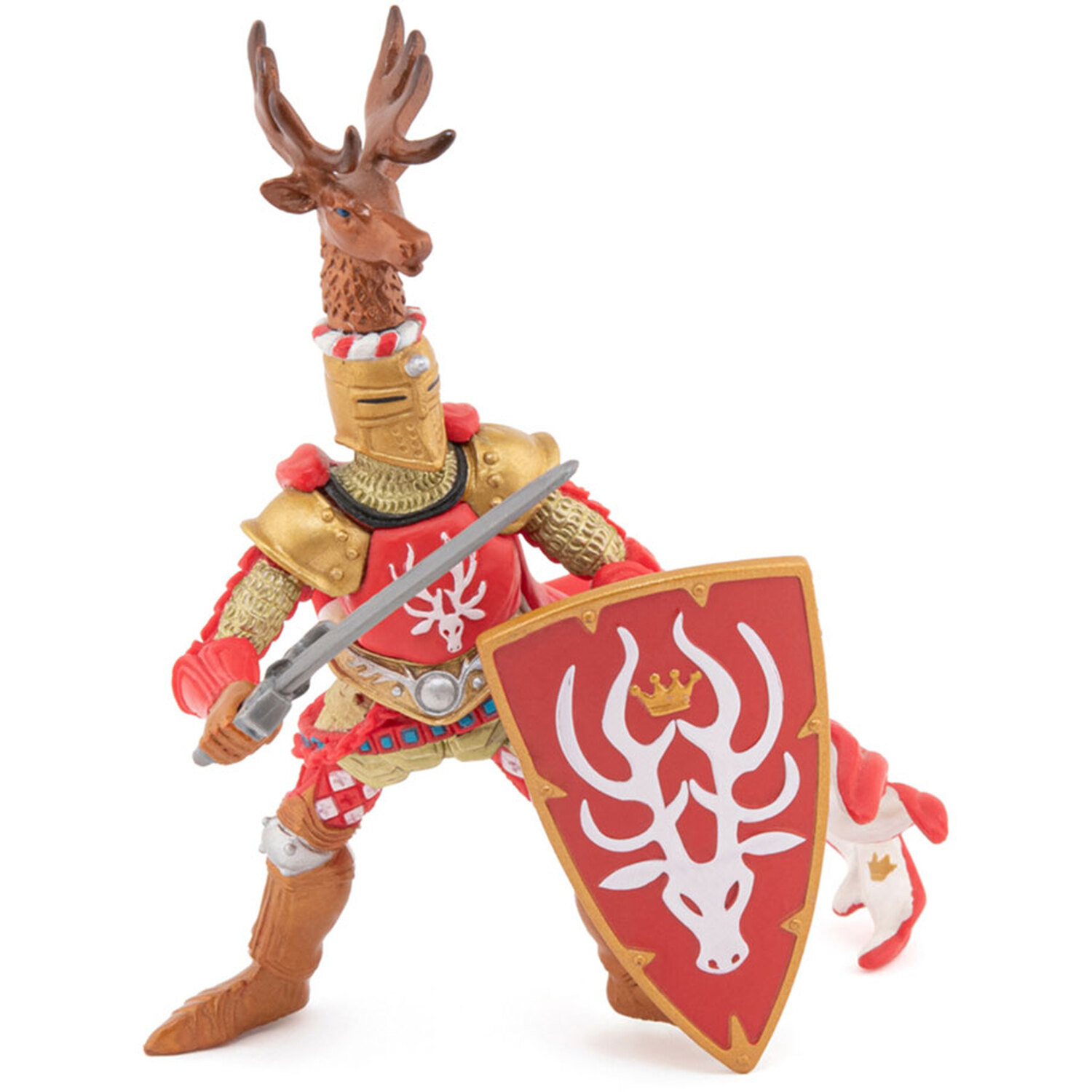 Image of PAPO Fantasy World Weapon Master Stag Toy Figure - Black