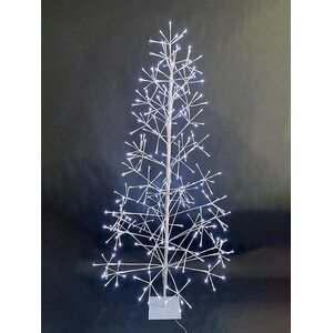 Pre-Lit White Twig Tree Cool LED Lights