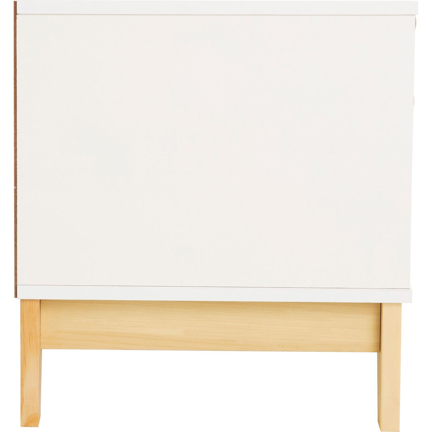 Cody 2 Drawer Bedside - White And Pine Effect
