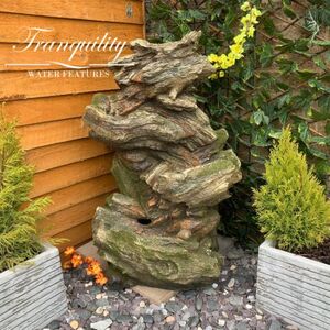 Driftwood Falls Wood Effect Water Feature