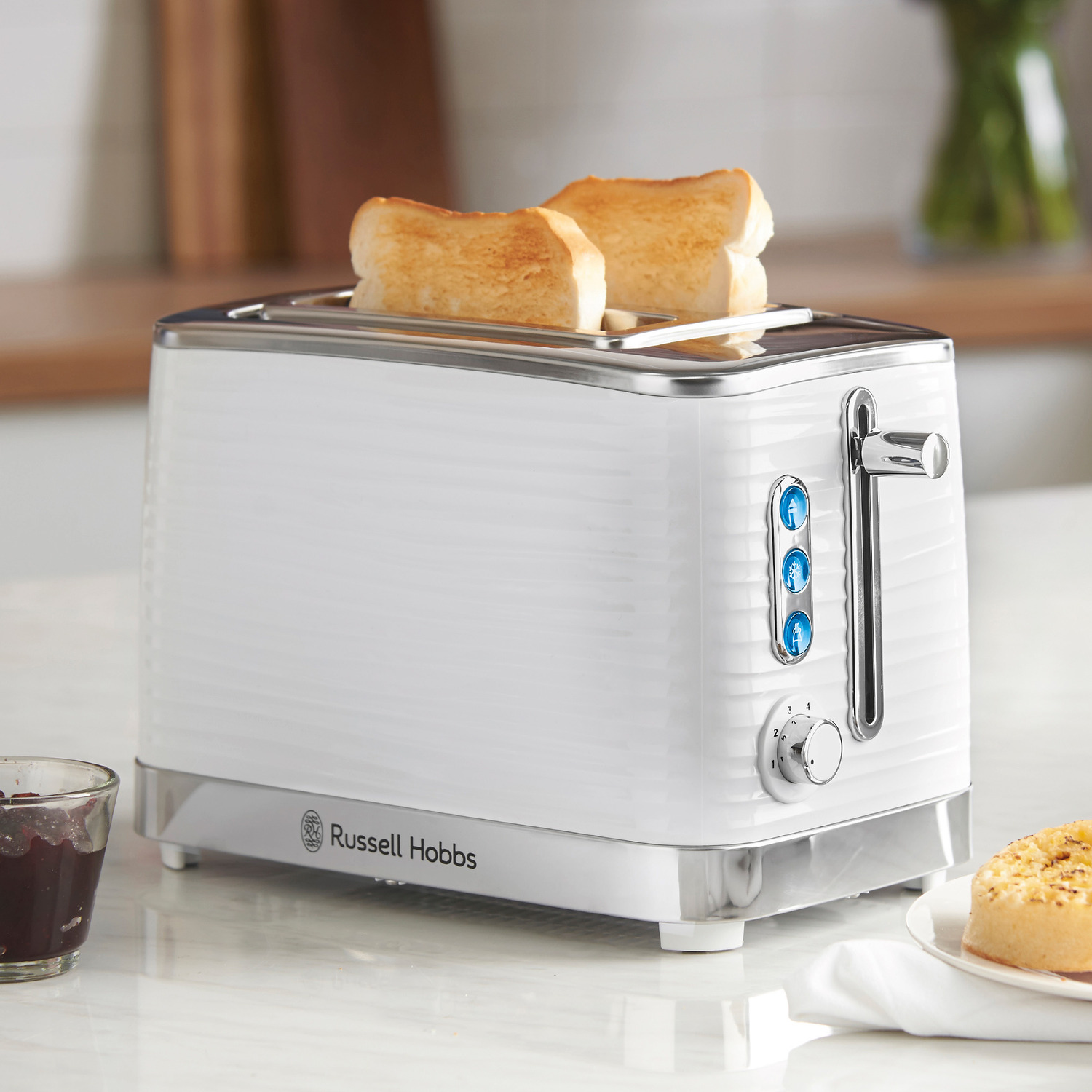 2 Slice Inspire Toaster White