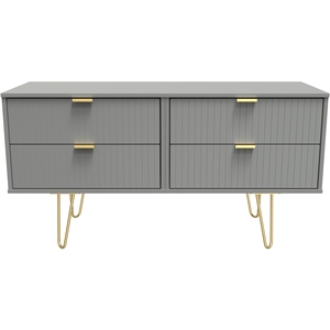 Linear Ready Assembled 4 Drawer Bed Box