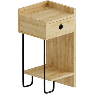 Oak Sirius Modern Bedside Table Right Module shot 3449541