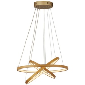 Bamboo 3 Ring LED Pendant