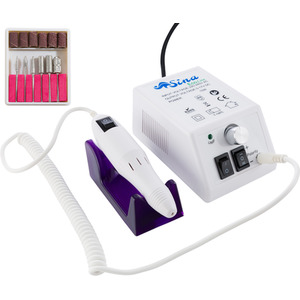 White Nail Drill Set Suitable for Gel, Acrylic or Natural Nails shot 3912240