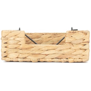 Brown - Handmade Organic Water Hyacinth Napkin Holder from Assam