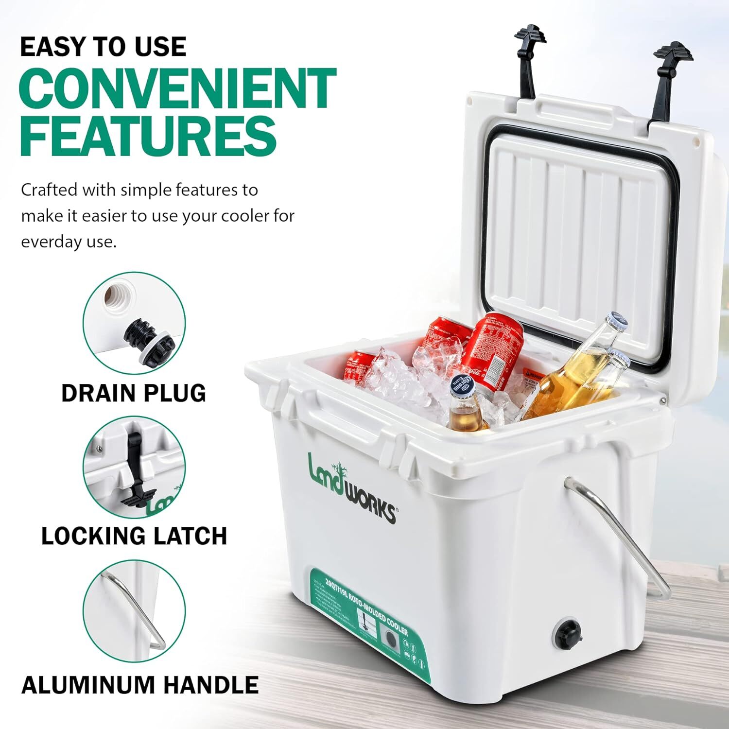 Rotomolded Enhanced Ice Cooler