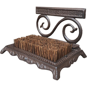 Cast Iron Boot Brush and Shoe Scraper