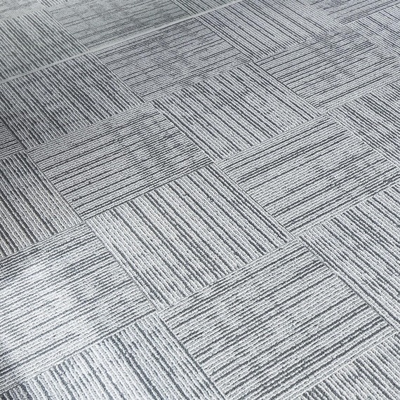 Self Adhesive Vinyl Floor Tiles - Faux Carpet Effect