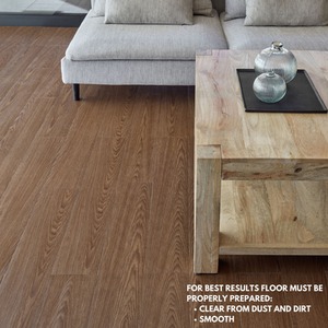 Brown Self-Adhesive Floor Planks Pack of 36 Vinyl Flooring  shot 6048036