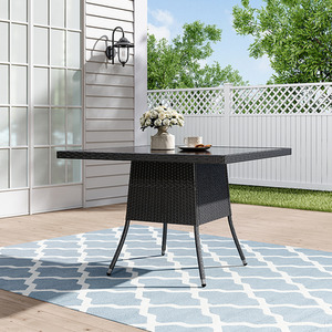 Rattan Garden Coffee Dining Table