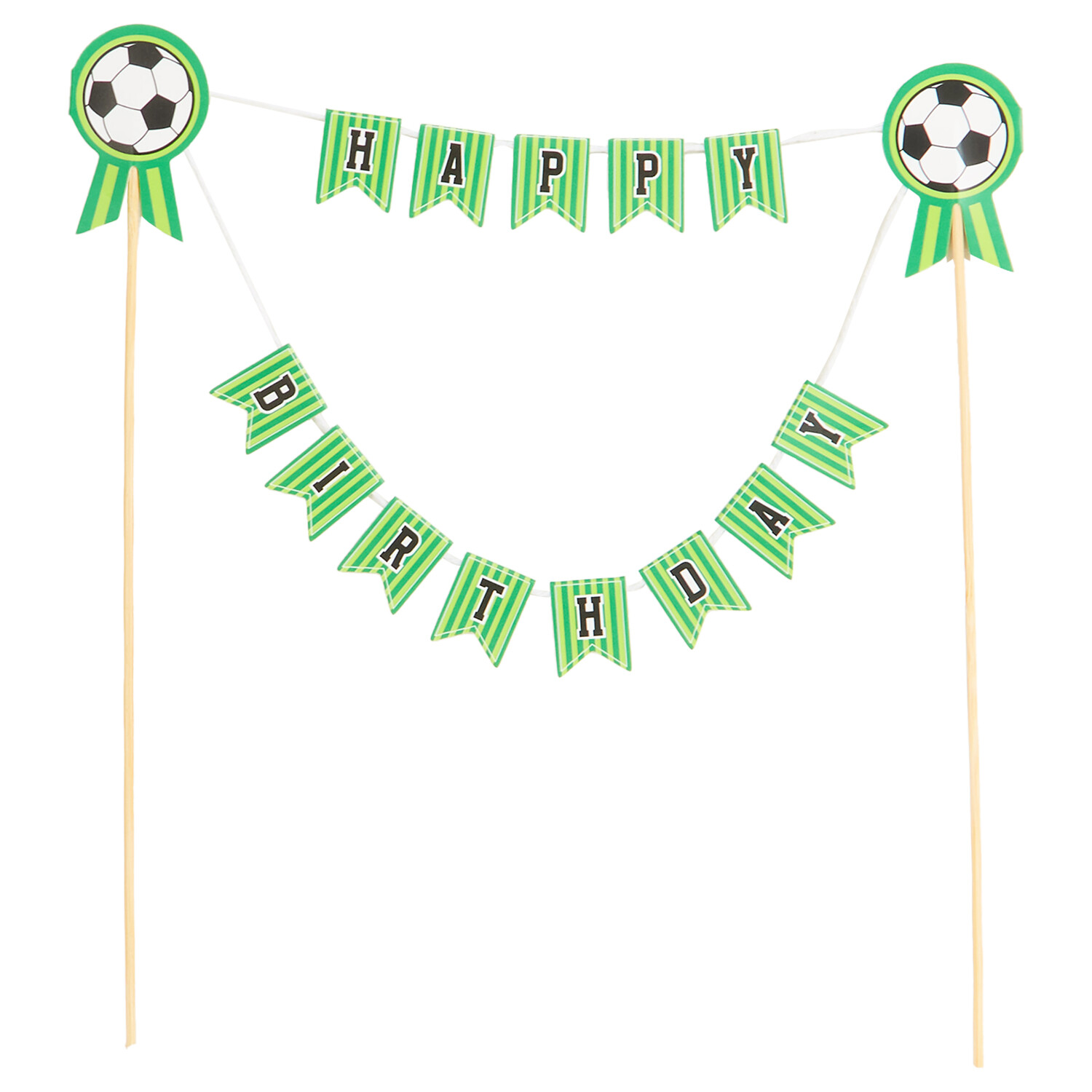 Image of Football Cake Topper - Green
