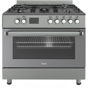 90cm Dual Fuel Range Cooker Double Turbo Fan 5 Burner 2