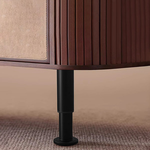 4-Pack Adjustable Metal Replacement Legs for Furniture
