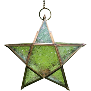 Moroccan Lanterns Hanging Star Clear