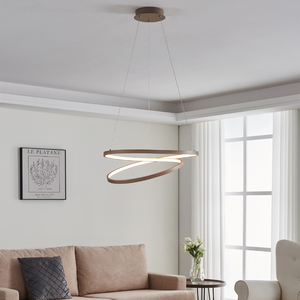 EGLO RUOTALE LED Gold Round Pendant Light