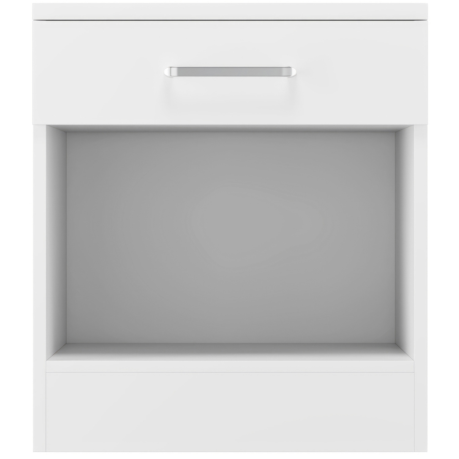 Dakota 1 Drawer Bedside - White