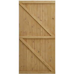 Pine Wood Garden Gate with Latch and Hinges