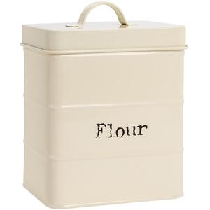 Vintage Metal Kitchen Flour Canister
