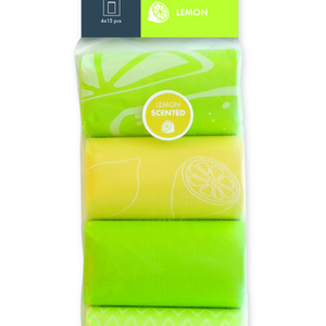 MPets Dog Waste Bags Lemon Scented Polythene