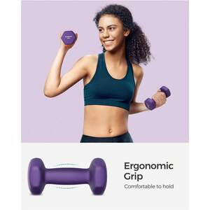 SONGMICS 1 kg Neoprene Dumbbells Set of 2