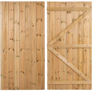 Ruby Ready Tongue and Groove Garden Gate - 1.8m H x 0.9m W