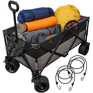 220L Folding Trolley with Grip Wheels