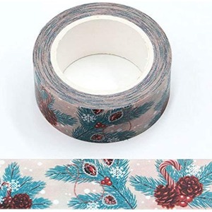 1 Roll Christmas Cone Washi Tape
