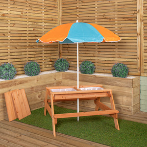 Kids Outdoor Wooden Picnic and Activity Table